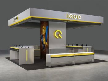 手机卖场展示柜展示道具系列整体方案