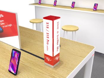 手机展厅桌面灯箱
