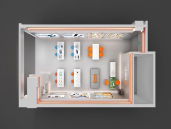 数码手表及教育用品展示厅装饰