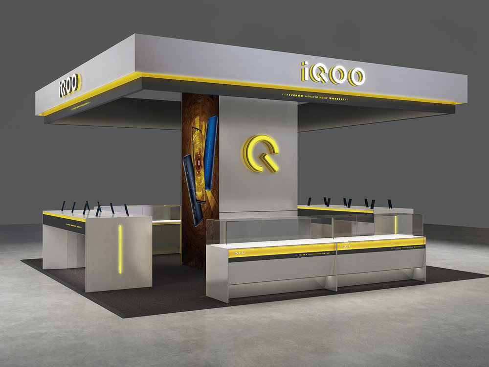 手机卖场展示柜展示道具系列整体方案