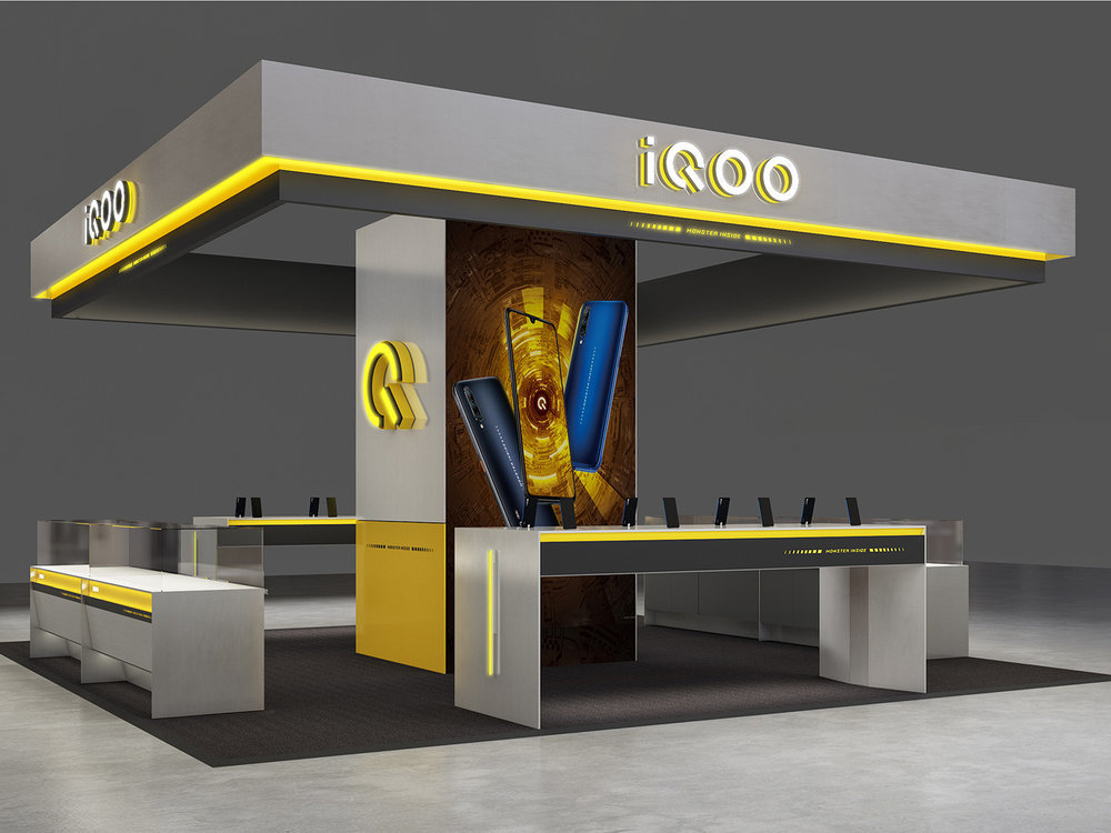 手机卖场展示柜展示道具系列整体方案