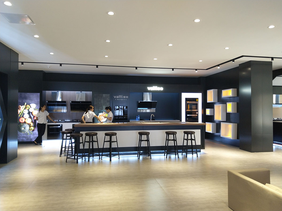 华帝热水器门店装饰物料一体化