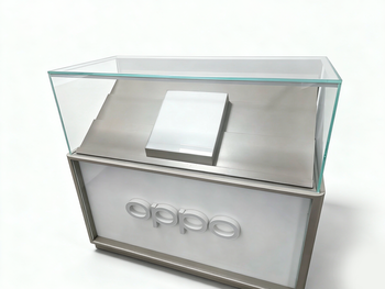 OPPO品牌玻璃柜 OPPO手机展示柜 品牌手机玻璃柜台定制